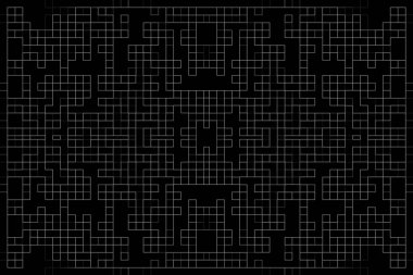 Soyut arkaplan. Monokrom dokusu. Beyaz arkaplanda siyah beyaz çizgiler.