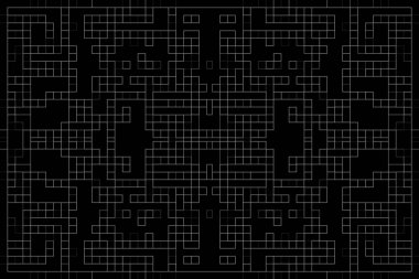 Soyut arkaplan. Monokrom dokusu. Beyaz arkaplanda siyah beyaz çizgiler.