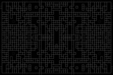 Soyut arkaplan. Monokrom dokusu. Beyaz arkaplanda siyah beyaz çizgiler.