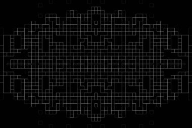 Soyut arkaplan. Monokrom dokusu. Beyaz arkaplanda siyah beyaz çizgiler.