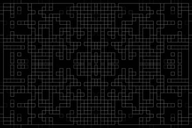 Soyut arkaplan. Monokrom dokusu. Beyaz arkaplanda siyah beyaz çizgiler.