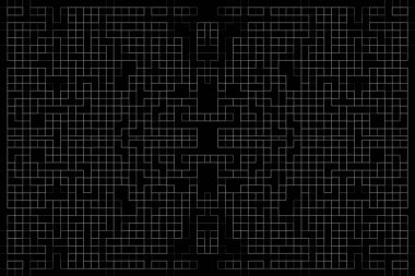 Soyut arkaplan. Monokrom dokusu. Beyaz arkaplanda siyah beyaz çizgiler.