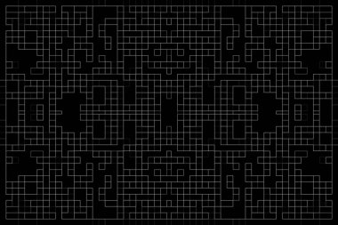 Soyut arkaplan. Monokrom dokusu. Beyaz arkaplanda siyah beyaz çizgiler.