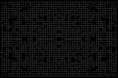 Soyut arkaplan. Monokrom dokusu. Beyaz arkaplanda siyah beyaz çizgiler.