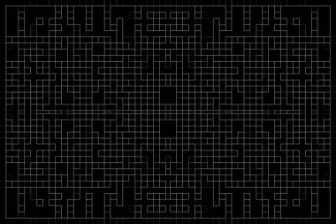 Soyut arkaplan. Monokrom dokusu. Beyaz arkaplanda siyah beyaz çizgiler.