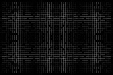 Soyut arkaplan. Monokrom dokusu. Beyaz arkaplanda siyah beyaz çizgiler.