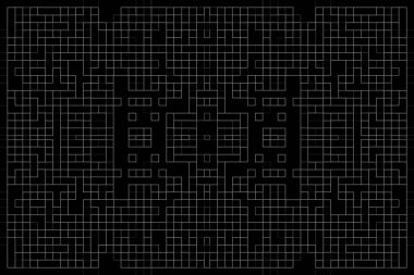 Soyut arkaplan. Monokrom dokusu. Beyaz arkaplanda siyah beyaz çizgiler.