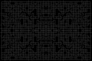 Soyut arkaplan. Monokrom dokusu. Beyaz arkaplanda siyah beyaz çizgiler.