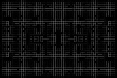 Soyut arkaplan. Monokrom dokusu. Beyaz arkaplanda siyah beyaz çizgiler.