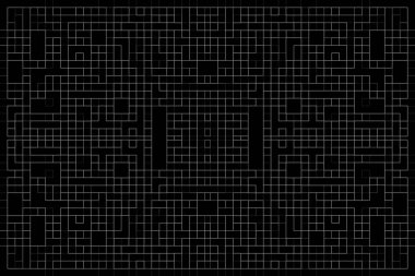 Soyut arkaplan. Monokrom dokusu. Beyaz arkaplanda siyah beyaz çizgiler.