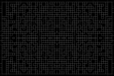 Soyut arkaplan. Monokrom dokusu. Beyaz arkaplanda siyah beyaz çizgiler.