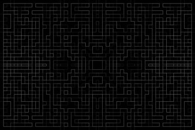 Soyut arkaplan. Monokrom dokusu. Beyaz arkaplanda siyah beyaz çizgiler.