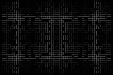 Soyut arkaplan. Monokrom dokusu. Beyaz arkaplanda siyah beyaz çizgiler.