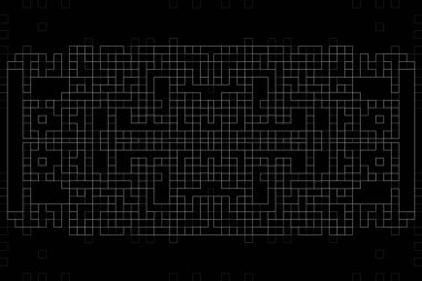 Soyut arkaplan. Monokrom dokusu. Beyaz arkaplanda siyah beyaz çizgiler.