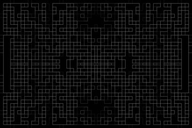 Soyut arkaplan. Monokrom dokusu. Beyaz arkaplanda siyah beyaz çizgiler.