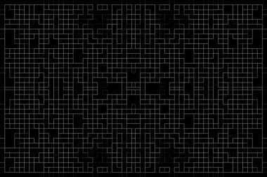 Soyut arkaplan. Monokrom dokusu. Beyaz arkaplanda siyah beyaz çizgiler.