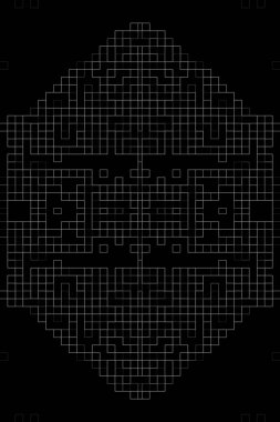 Soyut arkaplan. Monokrom dokusu. Beyaz arkaplanda siyah beyaz çizgiler.