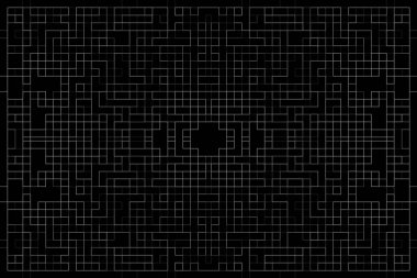 Soyut arkaplan. Monokrom dokusu. Beyaz arkaplanda siyah beyaz çizgiler.