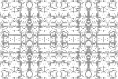 Soyut arkaplan. Monokrom dokusu. Beyaz arkaplanda siyah beyaz çizgiler.