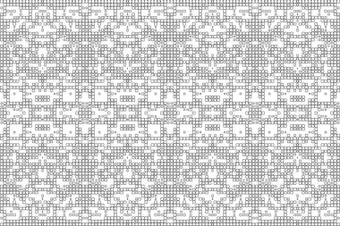 Soyut arkaplan. Monokrom dokusu. Beyaz arkaplanda siyah beyaz çizgiler.