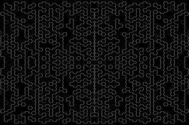 Soyut arkaplan. Monokrom dokusu. Beyaz arkaplanda siyah beyaz çizgiler.