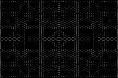 Soyut arkaplan. Monokrom dokusu. Beyaz arkaplanda siyah beyaz çizgiler.