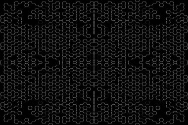 Soyut arkaplan. Monokrom dokusu. Beyaz arkaplanda siyah beyaz çizgiler.