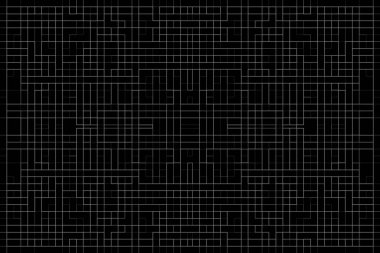 Soyut arkaplan. Monokrom dokusu. Beyaz arkaplanda siyah beyaz çizgiler.