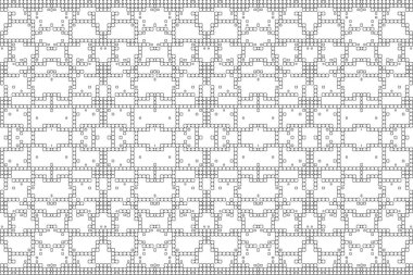 Soyut arkaplan. Monokrom dokusu. Beyaz arkaplanda siyah beyaz çizgiler.