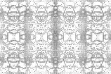 Soyut arkaplan. Monokrom dokusu. Beyaz arkaplanda siyah beyaz çizgiler.