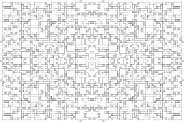 Soyut arkaplan. Monokrom dokusu. Beyaz arkaplanda siyah beyaz çizgiler.
