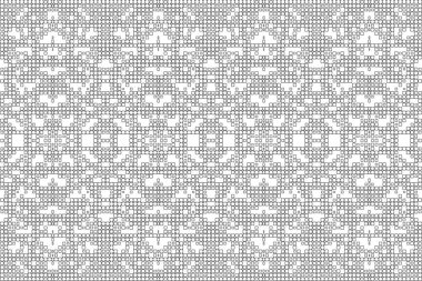 Soyut arkaplan. Monokrom dokusu. Beyaz arkaplanda siyah beyaz çizgiler.