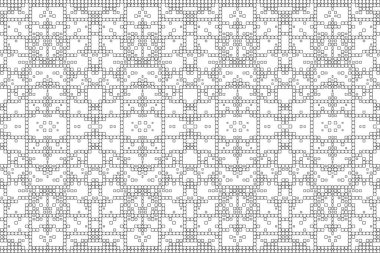 Soyut arkaplan. Monokrom dokusu. Beyaz arkaplanda siyah beyaz çizgiler.