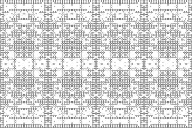 Soyut arkaplan. Monokrom dokusu. Beyaz arkaplanda siyah beyaz çizgiler.