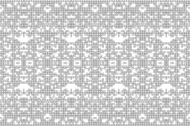 Soyut arkaplan. Monokrom dokusu. Beyaz arkaplanda siyah beyaz çizgiler.