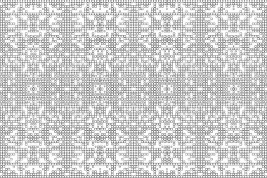 Soyut arkaplan. Monokrom dokusu. Beyaz arkaplanda siyah beyaz çizgiler.