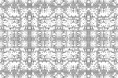 Soyut arkaplan. Monokrom dokusu. Beyaz arkaplanda siyah beyaz çizgiler.