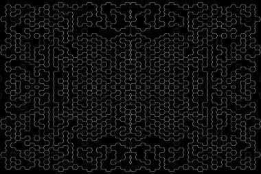 Soyut arkaplan. Monokrom dokusu. Beyaz arkaplanda siyah beyaz çizgiler.