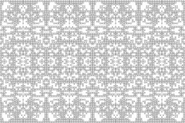 Soyut arkaplan. Monokrom dokusu. Beyaz arkaplanda siyah beyaz çizgiler.