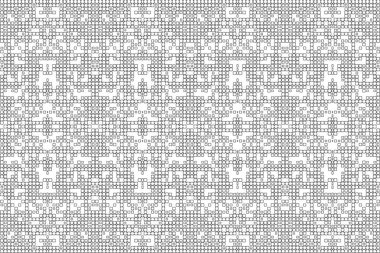 Soyut arkaplan. Monokrom dokusu. Beyaz arkaplanda siyah beyaz çizgiler.