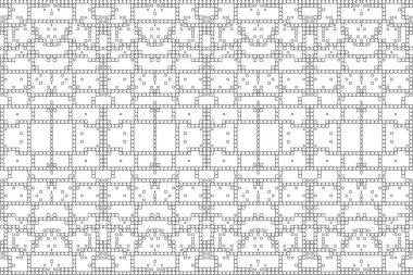 Soyut arkaplan. Monokrom dokusu. Beyaz arkaplanda siyah beyaz çizgiler.