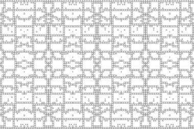 Soyut arkaplan. Monokrom dokusu. Beyaz arkaplanda siyah beyaz çizgiler.