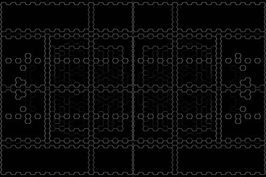 Soyut arkaplan. Monokrom dokusu. Beyaz arkaplanda siyah beyaz çizgiler.