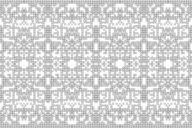 Soyut arkaplan. Monokrom dokusu. Beyaz arkaplanda siyah beyaz çizgiler.