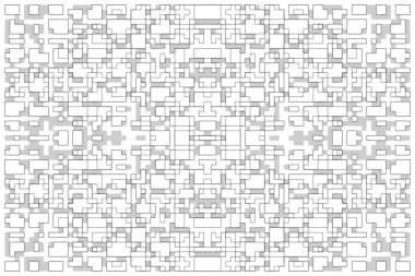 Soyut arkaplan. Monokrom dokusu. Beyaz arkaplanda siyah beyaz çizgiler.