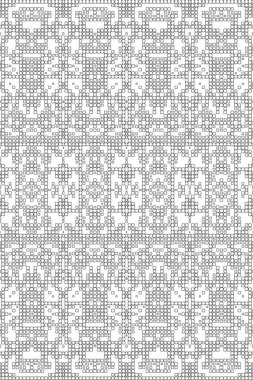 Soyut arkaplan. Monokrom dokusu. Beyaz arkaplanda siyah beyaz çizgiler.