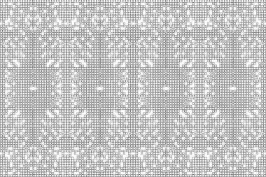 Soyut arkaplan. Monokrom dokusu. Beyaz arkaplanda siyah beyaz çizgiler.