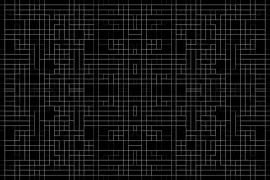 Soyut arkaplan. Monokrom dokusu. Beyaz arkaplanda siyah beyaz çizgiler.
