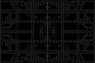 Soyut arkaplan. Monokrom dokusu. Beyaz arkaplanda siyah beyaz çizgiler.