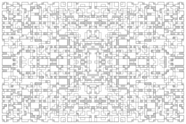 Soyut arkaplan. Monokrom dokusu. Beyaz arkaplanda siyah beyaz çizgiler.